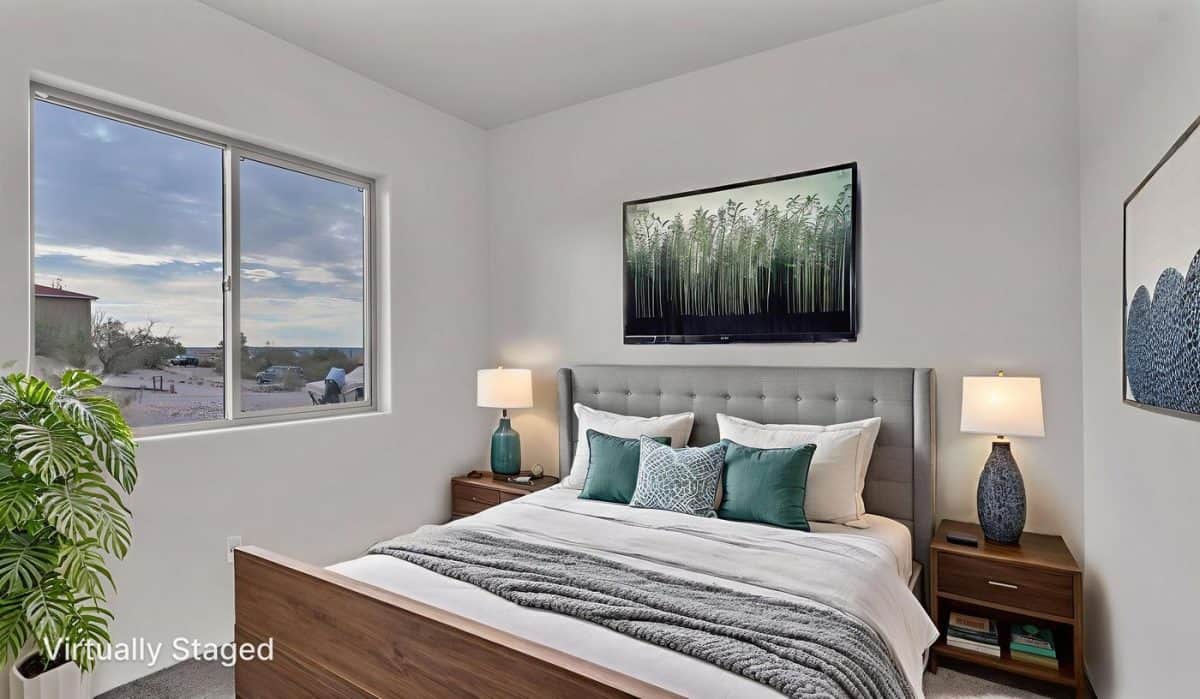 402 skyline guest bedroom staged