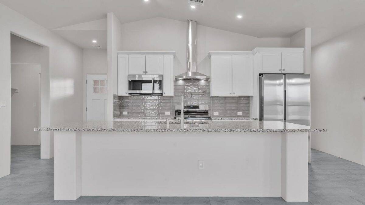 402 skyline kitchen with shiny appliances