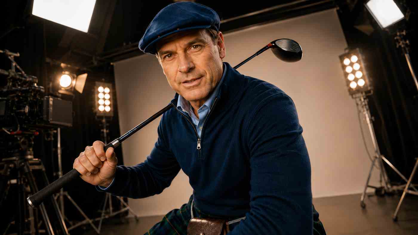 duff-foreman-in-the-studio-with-a-golf-club duff foreman in the studio with a golf club
